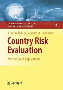 Country Risk Evaluation - Kosmidou, Kyriaki;Doumpos, Michael;Zopounidis, Constantin