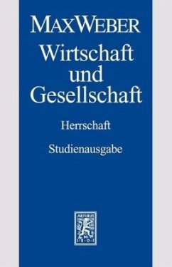 Max Weber-Studienausgabe - Weber, Max