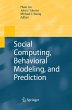 Social Computing, Behavioral Modeling,... - Bild 1