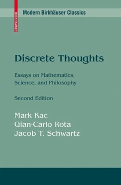 Discrete Thoughts - Kac, Mark;Rota, Gian-Carlo;Schwartz, Jacob T.
