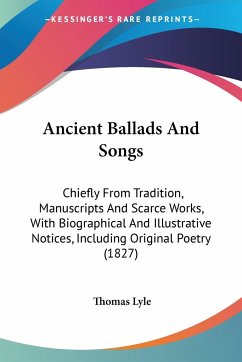 Ancient Ballads And Songs