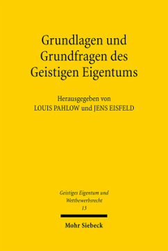 Grundlagen und Grundfragen des Geistigen Eigentums - Eisfeld, Jens / Pahlow, Louis (Hrsg.)
