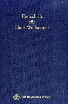 Festschrift für Hans Wolfsteiner