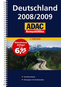 ADAC KompaktAtlas Deutschland 2008/2009: 1:300.000