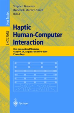 Haptic Human-Computer Interaction - Brewster, Stephen / Murray-Smith, Roderick (eds.)