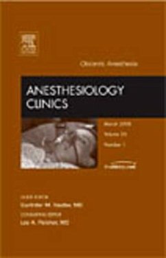 Cover Obstetric Anesthesia, an Issue of Anesthesiology Clinics