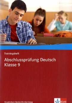 Cover Trainingsheft Abschlussprüfung Deutsch, Klasse 9, Hauptschule Baden-Württemberg
