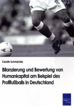 Bilanzierung und Bewertung von Humankapital am Beispiel des Profifußballs in Deutschland - Schmückle, Carolin