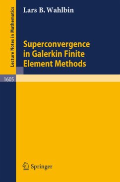 Superconvergence in Galerkin Finite Element Methods - Wahlbin, Lars