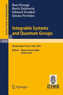 Integrable Systems and Quantum Groups - Donagi, Ron;Dubrovin, Boris;Previato, Emma