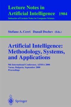 Artificial Intelligence: Methodology, Systems, and Applications - Cerri, Stefano A. / Dochev, Danail (eds.)