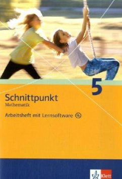 Cover 5. Schuljahr, Arbeitsheft m. CD-ROM / Schnittpunkt Mathematik, Realschule Hessen / Schleswig-Holstein u. Grundschule Berlin / Brandenburg