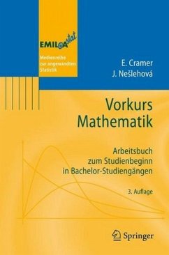 Vorkurs Mathematik - Cramer, Erhard und Johanna Neslehova