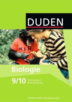 Lehrbuch für die Klassen 9/10 / Duden Biologie, Gymnasium Brandenburg