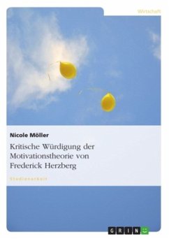 Cover Kritische Würdigung der Motivationstheorie von Frederick Herzberg