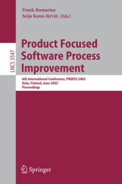 Product Focused Software Process Improvement - Bomarius, Frank / Komi-Sirviö, Seija (eds.)