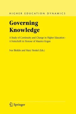 Governing Knowledge - Bleiklie, Ivar / Henkel, Mary (eds.)