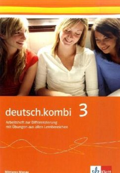 Cover 7. Schuljahr, Arbeitsheft Mittleres Niveau / deutsch.kombi, Allgemeine Ausgabe Bd.3