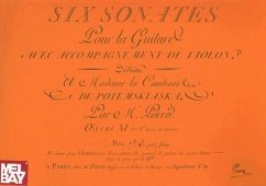 Six Sonates Pour la Guitare Avec Accompagnement de Violon Op. 11: Dixieme Ouverture En Sonate Pour Guitare Et Violon D'Iphigenie En Aulide de Gluck - Porro, Pierre