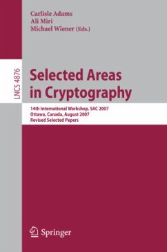Selected Areas in Cryptography - Adams, Carlisle / Miri, Ali / Wiener, Michael (eds.)