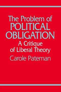 Cover The Problem of Political Obligation