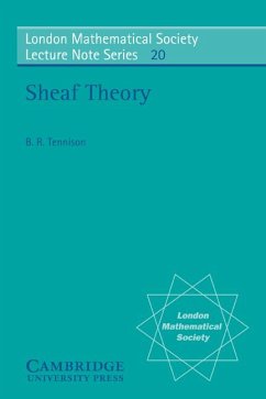 Sheaf Theory - Tennison, B. R.