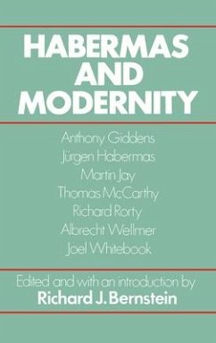 Habermas and Modernity - Bernstein, Richard J