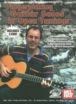 Fingerpicking Guitar Solos in Open Tunings [With 3 CDs] - Grossman, Stefan