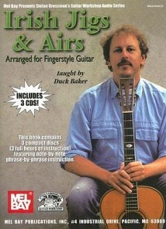 Irish Jigs & Airs: Arranged for Fingerstyle Guitar [With 3 CDs] - Baker, Duck