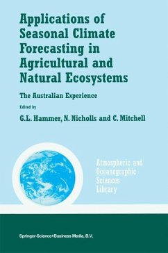 Applications of Seasonal Climate Forecasting in Agricultural and Natural Ecosystems - Hammer