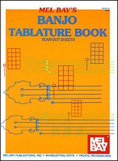 Banjo Tablature Book: Tear-Out Sheets