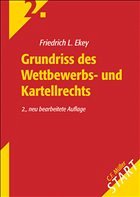 Cover Grundriss des Wettbewerbs- und Kartellrechts