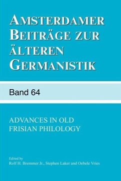 Cover Advances in Old Frisian Philology