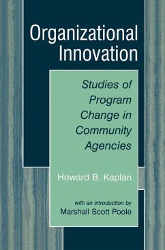 Organizational Innovation - Kaplan, Howard B.;Poole, Marshall Scott