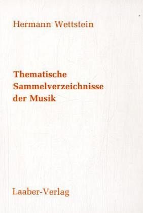 Bibliographie musikalischer thematischer Verzeichnisse