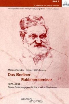 Cover Das Berliner Rabbinerseminar (1873-1938)