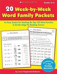 20 Week by Week Word Family Packets - McKeon, Lisa