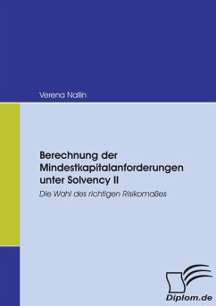 Cover Berechnung der Mindestkapitalanforderungen unter Solvency II