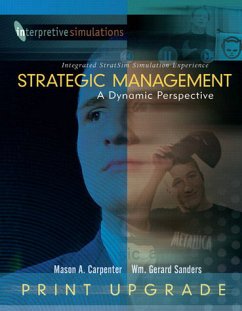 Cover Strategic Management: A Dynamic Perspective Integrated Stratsim Simulation Experience - Print Upgrade