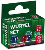 ASS 10032089-001 - Würfel Set, 6 bunte Würfel, Augenwürfel