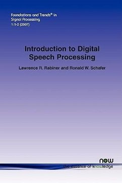 An Introduction to Digital Speech Processing - Rabiner, Lawrence R; Schafer, Ronald W