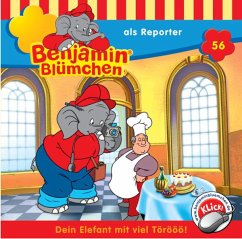 Benjamin Blümchen als Reporter / Benjamin Blümchen Bd.56 (1 Audio-CD) - Donnelly, Elfie