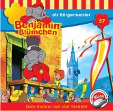 Benjamin Blümchen als Bürgermeister / Benjamin Blümchen Bd.57 (1 Audio-CD)