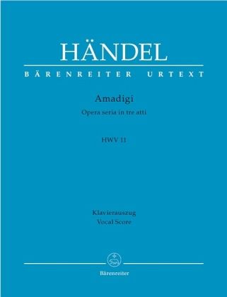 Amadigi HWV 11, Klavierauszug