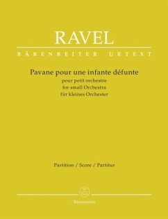 Pavane pour une infante défunte pour orchestre, Partitur - Ravel, Maurice