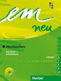 em neu 2008 Abschlusskurs Kursbuch, Arbeitsbuch , Lektion 6 -10 mit Arbeitsbuch-Audio-CD - Perlmann-Balme, Michaela; Schwalb, Susanne; Weers, Dörte