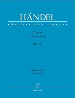 Oreste HWV A11, Klavierauszug - Händel, Georg Friedrich