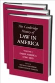 The Cambridge History of Law in America 3 Volume Hardback Set