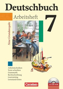 Deutschbuch 7. Schuljahr. Arbeitsheft mit Lösungen und CD-ROM. Neue Grundausgabe - Dick, Friedrich;Fenske, Ute;Ferrante-Heidl, Josi