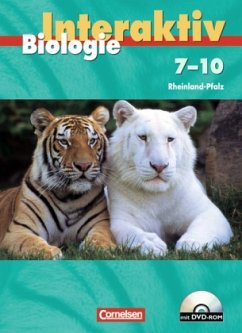 7.-10.. Schuljahr, Schülerbuch m. DVD-ROM / Biologie interaktiv, Realschule Rheinland-Pfalz
